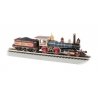 4-4-0 with Coal Tender Load - Sound and DCC -- Union Pacific 119 (Russian Iron black, red, b, HO, Bachmann Industries 52707