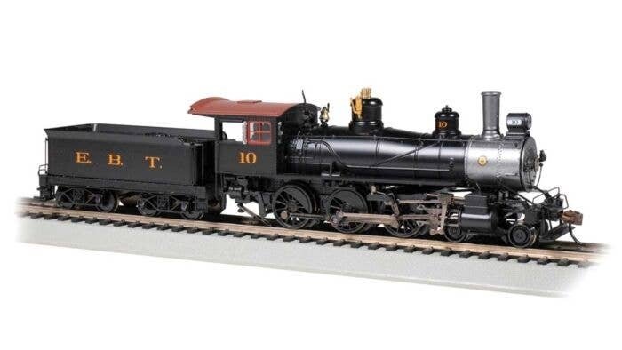 Baldwin 4-6-0 - Standard DC -- East Broad Top 10 (black, graphite), HO, Bachmann Industries 52206