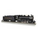 Baldwin 2-6-2 Prairie with Smoke - Standard DC -- Northern Pacific 2463 (black, graphite), HO, Bachmann Industries 51532