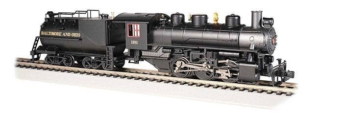 USRA 0-6-0 Switcher with Vanderbilt Tender - Standard DC -- Baltimore & Ohio 1181 (black, gr, HO, Bachmann Industries 50713