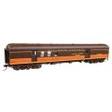 70′ Heavyweight RPO-Baggage Car w/Arched Roof - Ready to Run -- Illinois Central 361, HO, WalthersProto 17418