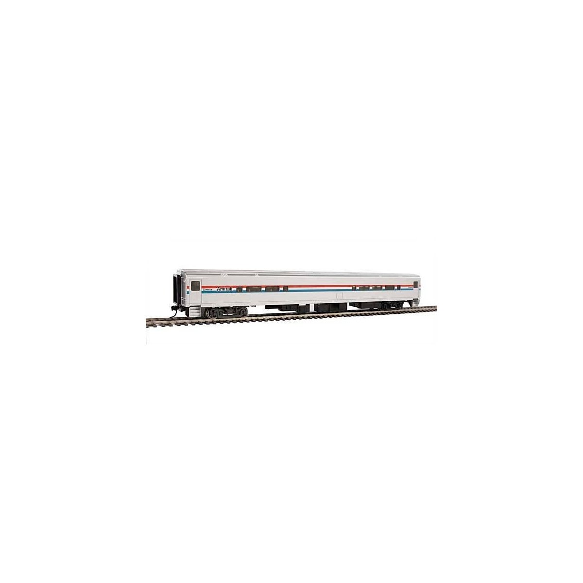 85′ Horizon Cafe/Club Food Service Car - Ready to Run -- Amtrak(R) (Phase III Equal Red, White,, HO, WalthersMainline 31050