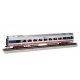 Siemens Venture Coach - Amtrak Version - Ready to Run -- Amtrak 4015 (Midwest Scheme silver,, HO, Bachmann Industries 74504