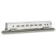 85′ Fluted-Side Coach with Interior Lighting - Ready-to-Run -- Atchison, Topeka & Santa Fe 30, N, Bachmann Industries 14755