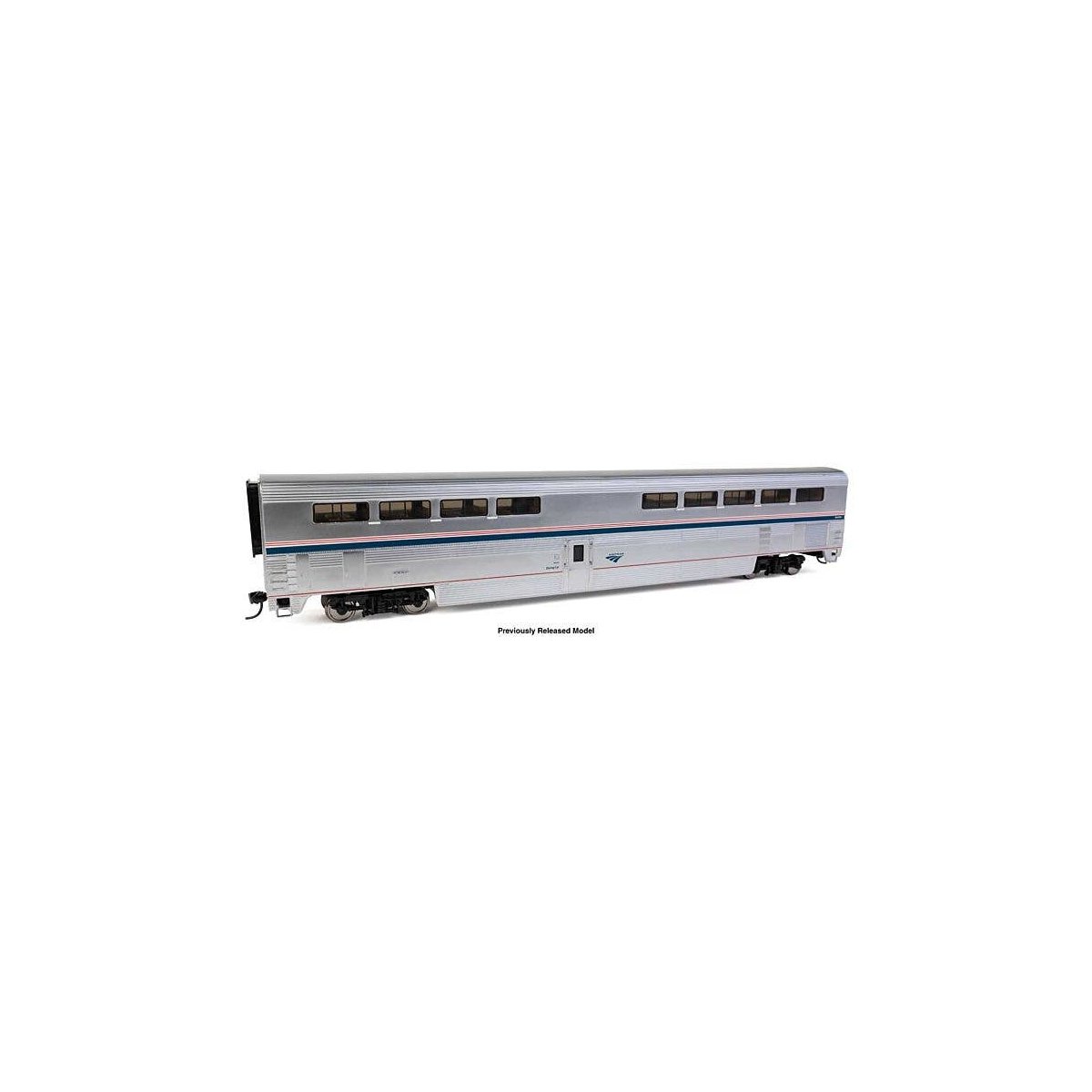 85′ Pullman-Standard Superliner I Diner - Lighted - Ready to Run -- Amtrak(R) 38000 (Phase VI), HO, WalthersProto 12036