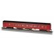 85′ Smooth-Side Coach - Lighted - Ready to Run -- Norfolk & Western 1732 (maroon, black), HO, Bachmann Industries 14219