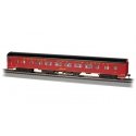 85′ Smooth-Side Coach - Lighted - Ready to Run -- Norfolk & Western 1732 (maroon, black), HO, Bachmann Industries 14219