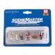 Christmas Figures -- pkg(6), HO, Walthers SceneMaster 6031
