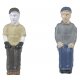 Engineer & Fireman Figure Sets (Press Fit or Glue for All BLI Engines) -- Style C & H pk, HO, Broadway Limited Imports 1005