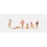 Nude Women Sunbathers -- Set 2 pkg(6), HO, Merten 212527