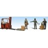 Scenic Accents(R) -- Workers with Forklift pkg(4), HO, Woodland Scenics 1911
