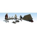 Campers - Scenic Accents(R) -- With Tent & Accessories, HO, Woodland Scenics 1917