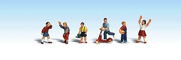 Children - Scenic Accents(R) -- pkg(6), HO, Woodland Scenics 1891