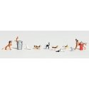Scenic Accents(R) Animals -- Dogs & Cats pkg(11), HO, Woodland Scenics 1841