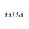 Scenic Accents(R) Figures -- Policement & Canine Cop pkg(6), O, Woodland Scenics 2736