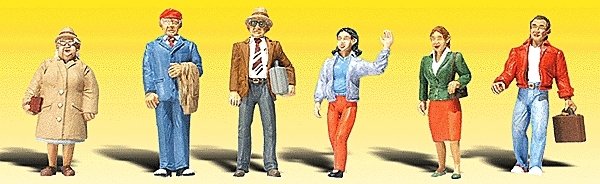 General Public - Scenic Accents(R) -- pkg(6), N, Woodland Scenics 2149