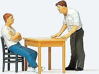 Individual Figure -- Under Interrogation, HO, Preiser Kg 28117