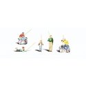 Scenic Accents(R) Figures -- Gone Fishing pkg(6), O, Woodland Scenics 2751