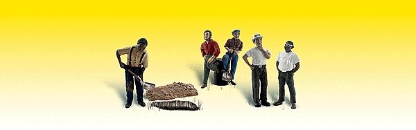 Scenic Accents(R) Figures -- One-Man Crew, N, Woodland Scenics 2205