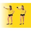 Woman Taking Selfie Picture w/LED Flash, HO, Viessmann Modellspielwaren 1551