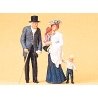 Old Man, Young Woman & Two Children, G, Preiser Kg 45066