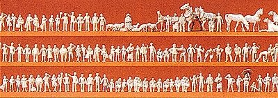 Figures -- Unpainted Assortment, Z, Preiser Kg 88500