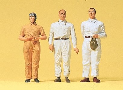 Sports & Recreation -- Early Motor Racing Drivers, 1/32, Preiser Kg 63082