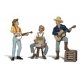 Scenic Accents(R) Figures -- Pickin` and Grinnin`, G, Woodland Scenics 2546