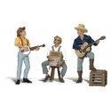 Scenic Accents(R) Figures -- Pickin` and Grinnin`, G, Woodland Scenics 2546