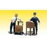 Scenic Accents(R) Figures -- Dedicated Depot Workers, G, Woodland Scenics 2555