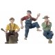 Scenic Accents(R) Figures -- The Bumm Brothers pkg(3), G, Woodland Scenics 2548