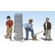 Scenic Accents(R) Figures -- Chip, Woody, & Chopper, G, Woodland Scenics 2552