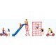 Playing Children -- With Accessories pkg(7), HO, Preiser Kg 10616