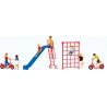 Playing Children -- With Accessories pkg(7), HO, Preiser Kg 10616