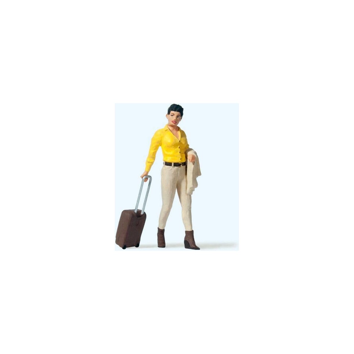 Contemporary Woman Traveler with Suitcase, G, Preiser Kg 45525