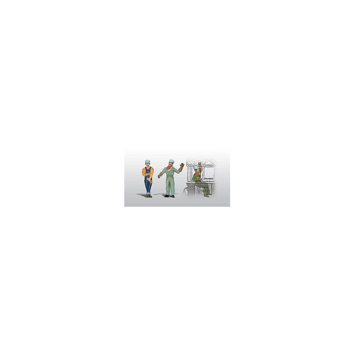 Scenic Accents(R) Figures -- Idling Engineers pkg(3), G, Woodland Scenics 2547