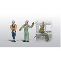 Scenic Accents(R) Figures -- Idling Engineers pkg(3), G, Woodland Scenics 2547