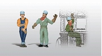 Scenic Accents(R) Figures -- Idling Engineers pkg(3), G, Woodland Scenics 2547
