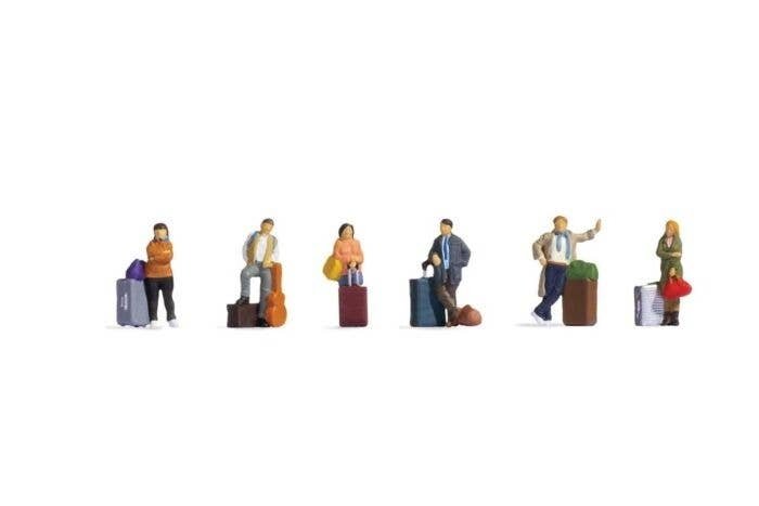 Travelers with Luggage -- pkg(6), N, Noch Gmbh & Co 36217