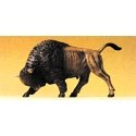 Wild Animal Figures, 1/24 - 1/25 Scale -- Charging Buffalo Bull w/Head Down, 1/25, Preiser Kg 47535