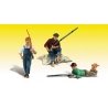 Scenic Accents(R) Figures -- Fishing Buddies pkg(3), G, Woodland Scenics 2569