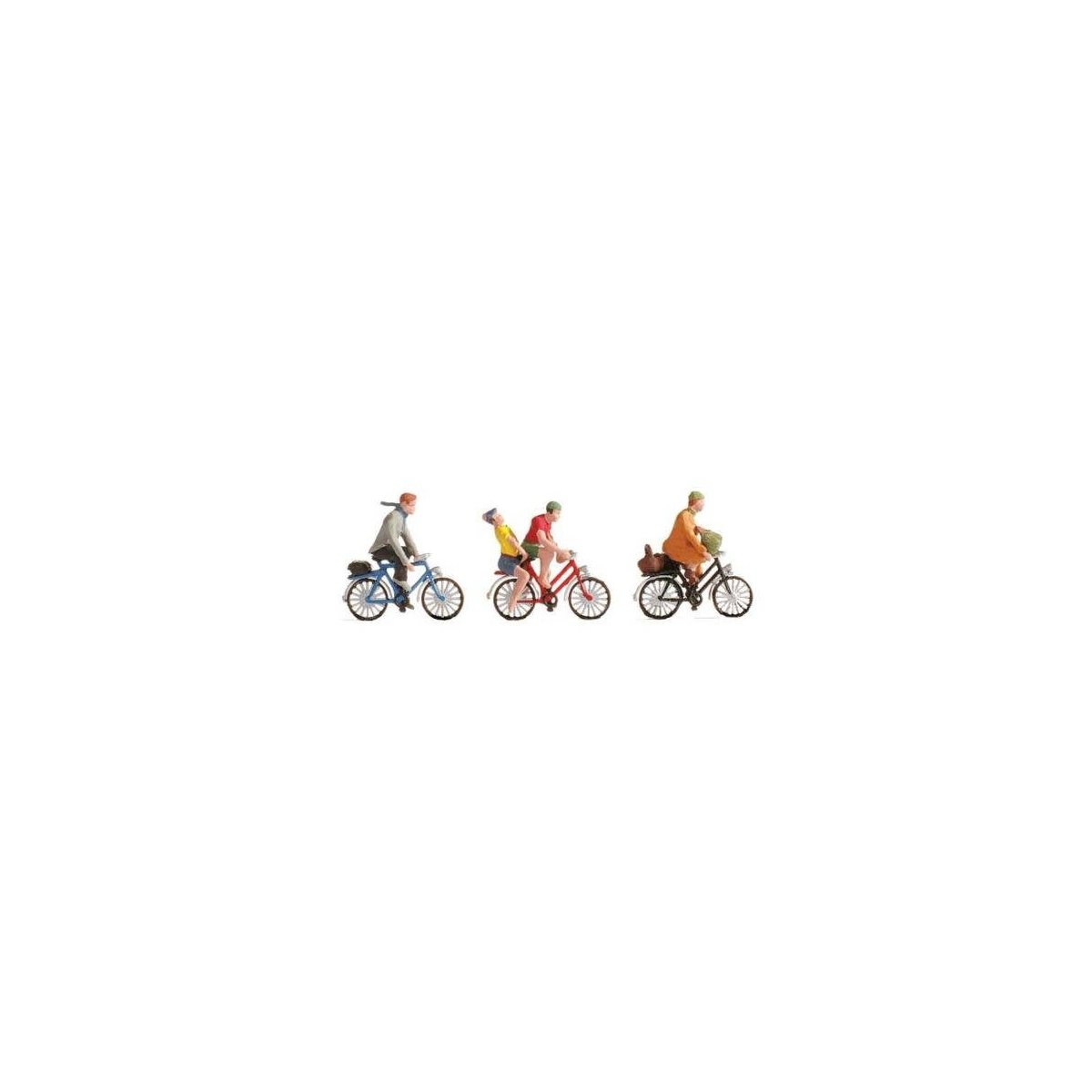 Cyclists -- 3 People & 2 Bikes Set, N, Noch Gmbh & Co 36898