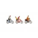 Cyclists -- 3 People & 2 Bikes Set, N, Noch Gmbh & Co 36898