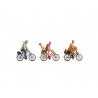 Cyclists -- 3 People & 2 Bikes Set, N, Noch Gmbh & Co 36898