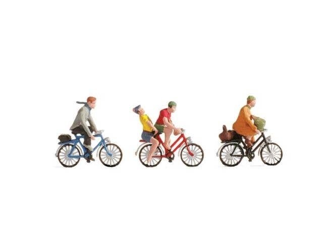 Cyclists -- 3 People & 2 Bikes Set, N, Noch Gmbh & Co 36898
