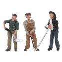 Scenic Accents(R) Figures -- Rail Workers pkg(3), G, Woodland Scenics 2562