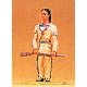 Karl May Wild West Figures: 1:25 -- Winnetou, Holding Decorated Rifle, 1/25, Preiser Kg 54961