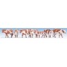 Cows -- Brown, White pkg(7), HO, Noch Gmbh & Co 15726
