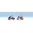 Motorcyclists/Motorbikers -- 3 People & 2 Bikes Set 1, N, Noch Gmbh & Co 36904