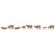 Allgau Swiss Cattle -- Brown pkg(8), HO, Faller Gmbh 151922